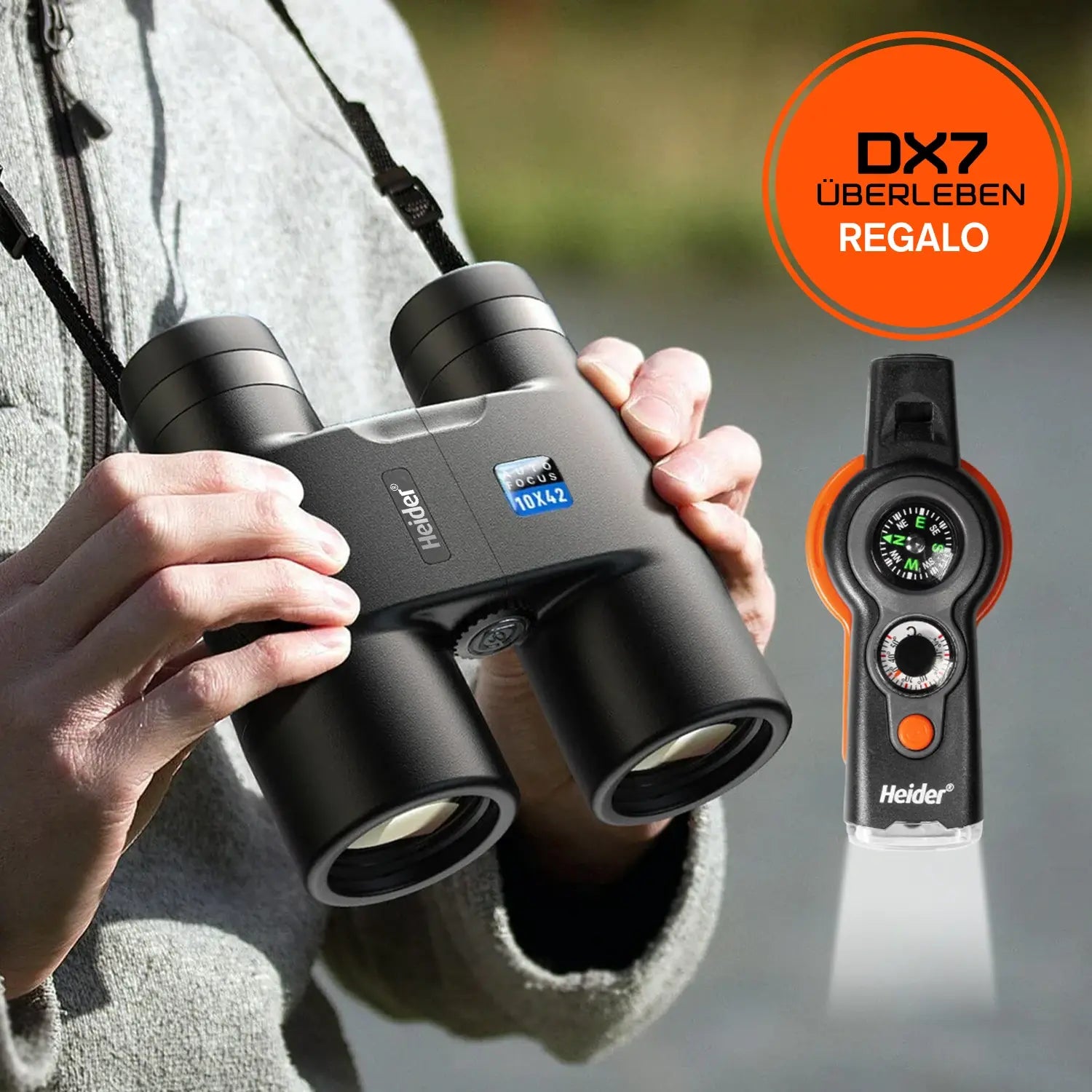 Binoculares Heider MFX Autofoco HD