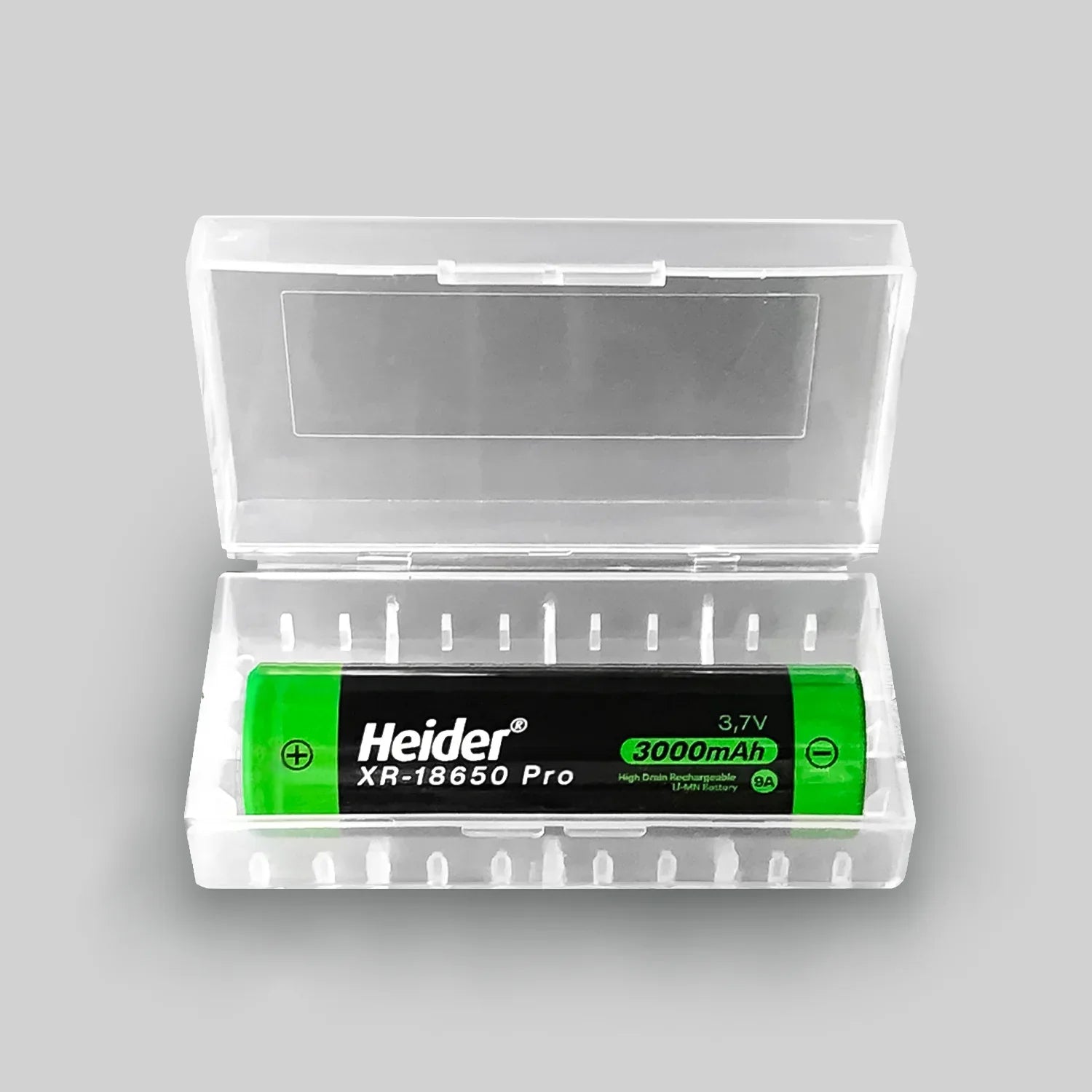 Batería Recargable Heider XR-18650 Pro 3000mAh 3.7V de Alta Descarga – Certificada ROHS y CE