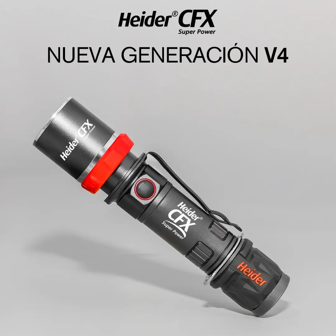 Heider CFX Zoom Super Power V4 – Edición 2025 – Controlador de microprocesador HDD 5+3 – Carga dual (USB-C + Adaptador)