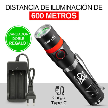 Heider CSX Super Power V4 – Edición 2025 – Controlador de microprocesador HDD 5+3 · Carga dual (USB-C + Adaptador)