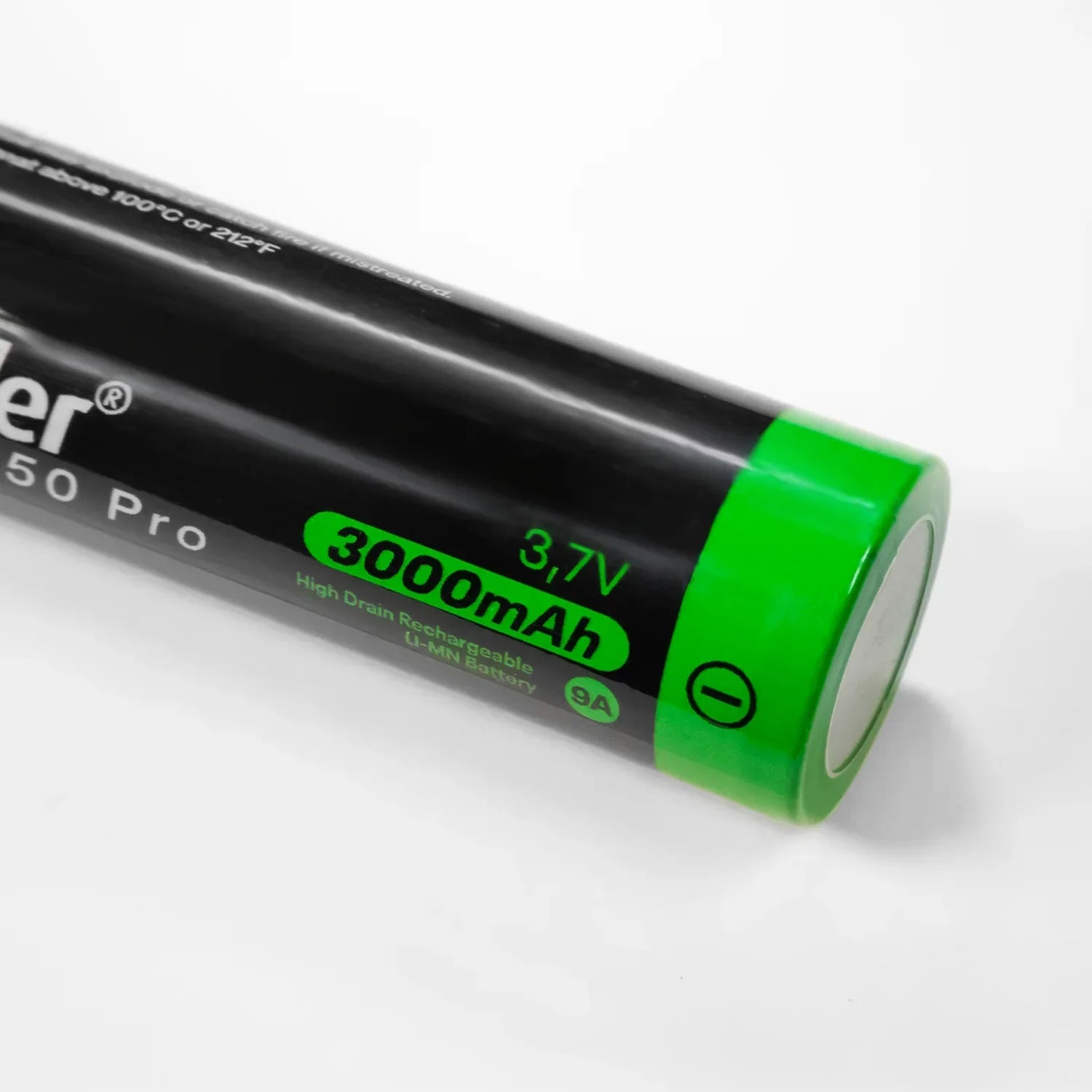 Batería Recargable Heider XR-18650 Pro 3000mAh 3.7V de Alta Descarga – Certificada ROHS y CE