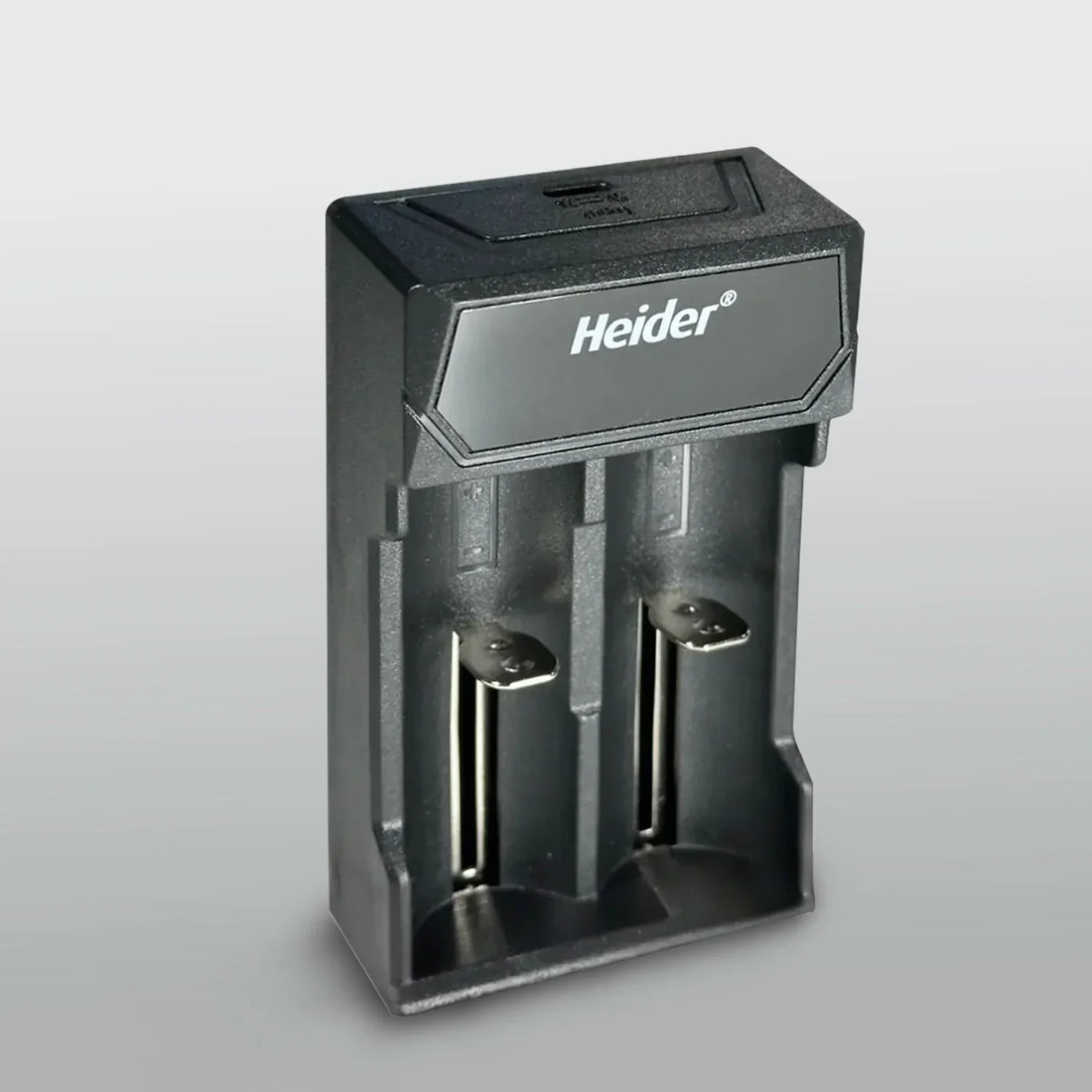 Cargador de Baterías Heider SC2 18650 – 14500 3.7v de Doble Ranura – Certificado CE