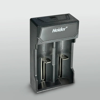 Cargador de Baterías Heider SC2 18650 – 14500 3.7v de Doble Ranura – Certificado CE