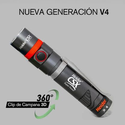 Heider CSX Super Power V4 – Edición 2025 – Controlador de microprocesador HDD 5+3 · Carga dual (USB-C + Adaptador)